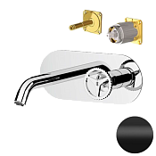 Remer Chrono Смеситель для раковины встраиваемый, внешняя часть, цвет: nero opaco CH15KBNO