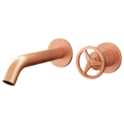 Remer Chrono Смеситель для раковины без д/к, излив 19 см, с внутренней частью, цвет: rame spazzolato CH15PLRP