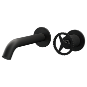 Remer Chrono Смеситель для раковины, излив 16,5 см, с внутренней частью, цвет: nero opaco CH15PNO