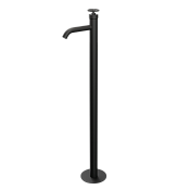 Remer Chrono Смеситель для раковины напольный, д/к, излив 18 см, цвет: nero opaco CH18NO