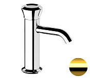 Remer Element Смеситель для раковины, без донного клапана, высота излива 9,7 см, цвет: oro lucido ET12DO