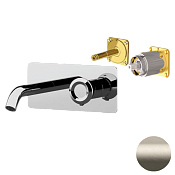 Remer Element Смеситель для раковины, излив 16,6 см, внешняя часть, цвет: visual inox ET15KBXV