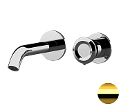 Remer Element Смеситель для раковины, излив 16,6 см, с внутренней частью, цвет: oro lucido ET15PDO