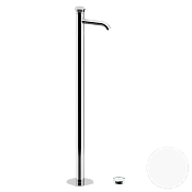 Remer Element Смеситель для раковины напольный, д/к, излив 18 см, цвет: bianco opaco ET18BO