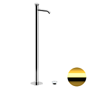 Remer Element Смеситель для раковины напольный, д/к, излив 18 см, цвет: oro lucido ET18DO