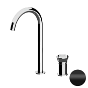 Remer Element Смеситель для раковины, без д/к, высота излива 24,2 см, цвет: nero opaco ET57LNO