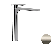 Remer Infinity Смеситель для раковины, без донного клапана, высота излива 25,6 см, цвет: visual inox I11LXV