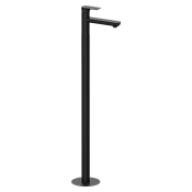 Remer Infinity Смеситель для раковины напольный, д/к, излив 18 см, цвет: nero opaco I18NO