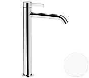 Remer Metrica Смеситель для раковины, без донного клапана, высота излива 23,3 см, цвет: bianco opaco MC11LXLBO