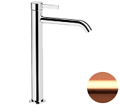 Remer Metrica Смеситель для раковины, без д/к, высота излива 23,3 см, цвет: rame spazzolato MC11LXLRP