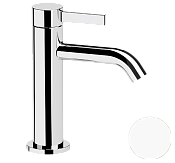 Remer Metrica Смеситель для раковины, без донного клапана, высота излива 9,3 см, цвет: bianco opaco MC12BO