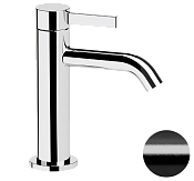 Remer Metrica Смеситель для раковины, без д/к, высота излива 9,3 см, цвет: cromo nero spazzolato MC12CFP