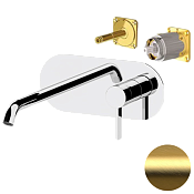 Remer Metrica Смеситель для раковины встраиваемый, внешняя часть, цвет: oro spazzolato MC15KBBG