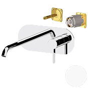 Remer Metrica Смеситель для раковины встраиваемый, внешняя часть, цвет: bianco opaco MC15LKBBO