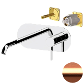 Remer Metrica Смеситель для раковины встраиваемый, внешняя часть, цвет: rame spazzolato MC15LKBRP