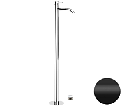 Remer Metrica Смеситель для раковины напольный, д/к, излив 18 см, цвет: nero opaco MC18NO