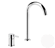 Remer Metrica Смеситель для раковины, без д/к, высота излива 24,1 см, цвет: bianco opaco MC57LBO