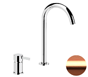 Remer Metrica Смеситель для раковины, без д/к, высота излива 24,1 см, цвет: rame spazzolato MC57LRP