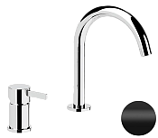 Remer Metrica Смеситель для раковины, без д/к, высота излива 14,1 см, цвет: nero opaco MC57NO