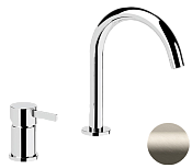 Remer Metrica Смеситель для раковины, без д/к, высота излива 14,1 см, цвет: visual inox MC57XV