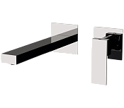 Remer Q-Design Смеситель для раковины, излив 18,5 см, с внутренней частью, цвет: cromo QD15P