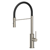 Remer X Style Inox Смеситель для кухни с гибким изливом, цвет: inox spazzolato SSX541