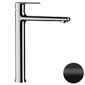 Remer Vanity Смеситель для раковины, без донного клапана, высота излива 24,2 см, цвет: nero opaco V11LNO