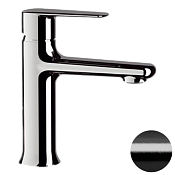 Remer Vanity Смеситель для раковины, без д/к, высота излива 10,1 см, цвет: cromo nero spazzolato V12CFP