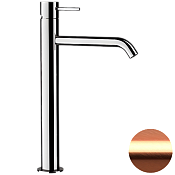 Remer X Style Смеситель для раковины, без д/к, высота излива 22 см, цвет: rame spazzolato X11LXLRP