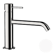 Remer X Style Смеситель для раковины, без донного клапана, высота излива 9,9 см, цвет: bianco opaco X12ABO