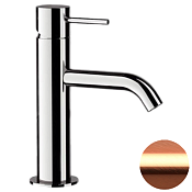 Remer X Style Смеситель для раковины, без д/к, высота излива 8,4 см, цвет: rame spazzolato X12RP