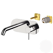 Remer X Style Смеситель для раковины встраиваемый, внешняя часть, цвет: bianco opaco X15KBBO