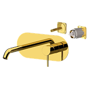 Remer X Style Смеситель для раковины встраиваемый, внешняя часть, цвет: oro lucido X15KBDO