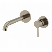 Remer X Style Смеситель для раковины, излив 18,8 см, с внутренней частью, цвет: visual inox X15PLXV