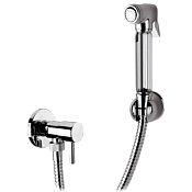 Remer Гигиенический душ с запорным вентилем, держатель, шланг 120 см, цвет: cromo 332REZ