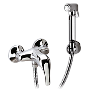 Remer Гигиенический душ со смесителем, держатель, шланг 120 см, цвет: cromo C332REZ