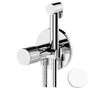 Remer Celebrity Гигиенический душ со смесителем, шланг, с встраиваемой частью, цвет: bianco opaco CEC65WBO