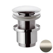 Remer Донный клапан click-clack без перелива, цвет: visual inox 904CC2114XV