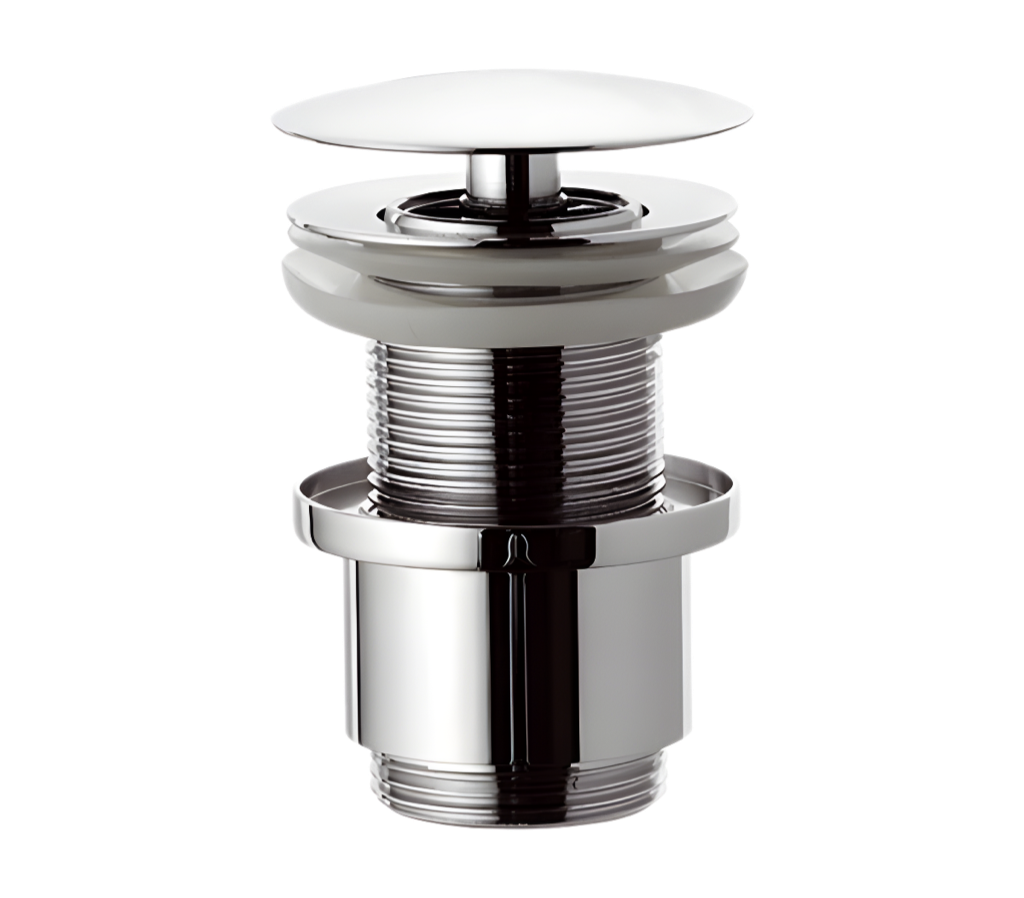 Remer Донный клапан click-clack незапираемый без перелива, цвет: cromo 9072