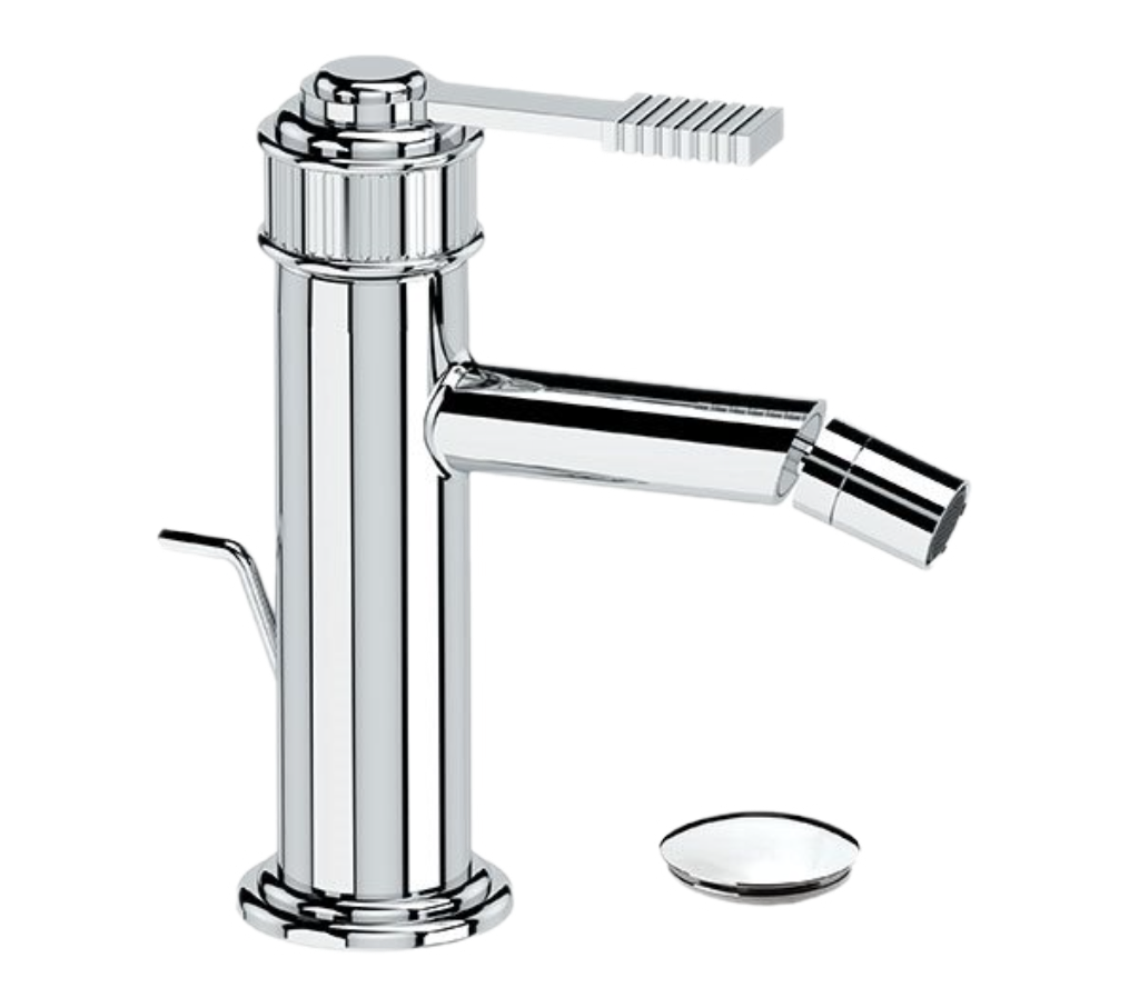 Remer Atelier Смеситель для биде, с донным клапаном, цвет: cromo AL20