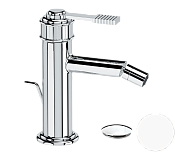 Remer Atelier Смеситель для биде, с донным клапаном, цвет: bianco opaco AL20BO