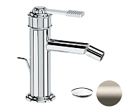 Remer Atelier Смеситель для биде, с донным клапаном, цвет: visual inox AL20XV