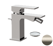 Remer Absolute Смеситель для биде, с донным клапаном, цвет: visual inox AU20XV