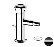 Remer Element Смеситель для биде, с донным клапаном, цвет: cromo nero spazzolato ET20CFP