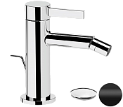 Remer Metrica Смеситель для биде, с донным клапаном, цвет: nero opaco MC20NO