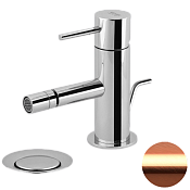 Remer X Style Смеситель для биде, с донным клапаном, цвет: rame spazzolato X20RP