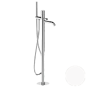 Remer Celebrity Смеситель для ванны напольный, излив 18 см, со скрытой частью, цвет: bianco opaco CEC08BO