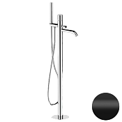 Remer Celebrity Смеситель для ванны напольный, излив 18 см, со скрытой частью, цвет: nero opaco CEC08NO