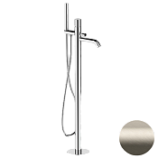 Remer Celebrity Смеситель для ванны напольный, излив 18 см, со скрытой частью, цвет: visual inox CEC08XV