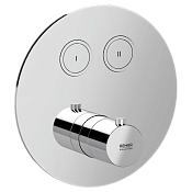 Remer X Style Термостат для ванны встраиваемый, 2 потребителя, внешняя часть, цвет: cromo X99D2KB